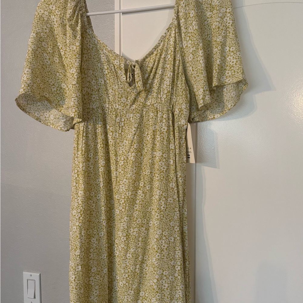 Floral Yellow Dress